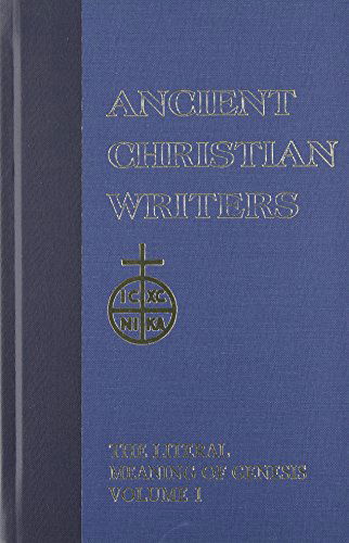 Cover for Edmund Augustine · 41. St. Augustine, Vol. 1: The Literal Meaning of Genesis (Hardcover Book) [New edition] (1982)