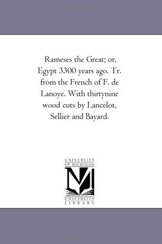 Cover for F. De Lanoye · Rameses the Great (Paperback Book) (2006)