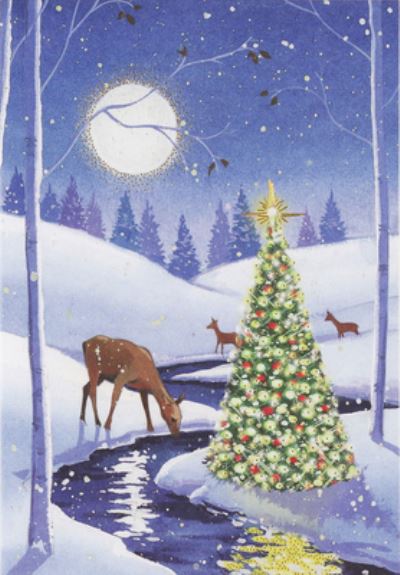 Tranquil Stream Small Boxed Holiday Cards - Peter Pauper Press Inc. - Brettspill - Peter Pauper Press Inc. - 9781441339263 - 2022