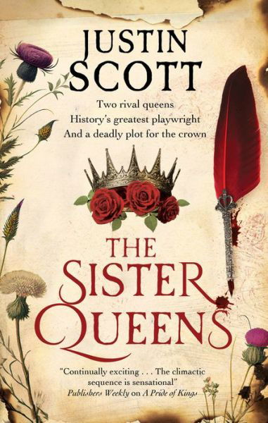 Cover for Justin Scott · The Sister Queens (Paperback Book) [Main edition] (2024)