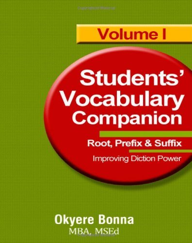 Student Vocabulary Companion 1: Book One - Okyere Bonna Mba - Livros - CreateSpace Independent Publishing Platf - 9781475130263 - 15 de junho de 2012