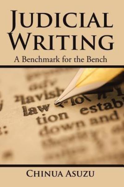 Cover for Chinua Asuzu · Judicial Writing (Paperback Book) (2016)