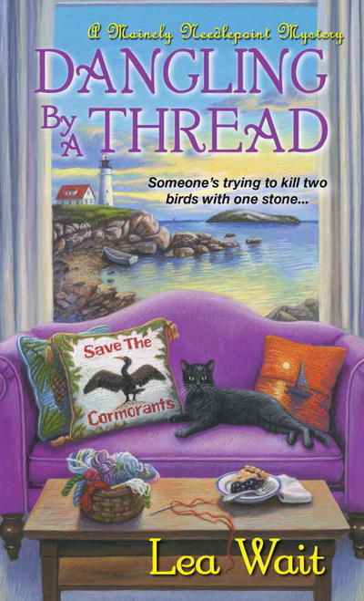 Cover for Lea Wait · Dangling by a Thread - A Mainely Needlepoint Mystery (Paperback Book) (2016)