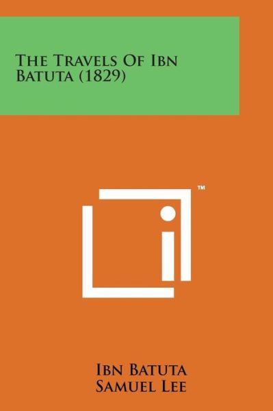 Cover for Ibn Batuta · The Travels of Ibn Batuta (1829) (Taschenbuch) (2014)