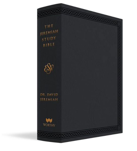 Cover for Dr. David Jeremiah · The Jeremiah Study Bible, ESV, Black LeatherLuxe: What It Says. What It Means. What It Means for You. (Hardcover Book) (2020)