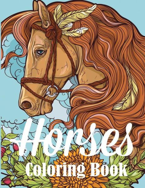Cover for Creative Coloring · Horses Coloring Book (Paperback Book) (2018)