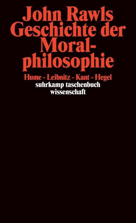 Suhrk.TB.Wi.1726 Rawls.Moralphilosophie - John Rawls - Böcker -  - 9783518293263 - 