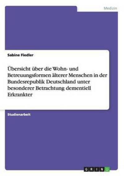 Cover for Fiedler · Übersicht über die Wohn- und Be (Bog) [German edition] (2007)