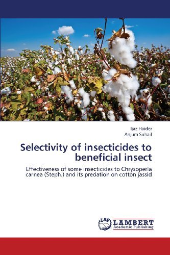 Cover for Anjum Suhail · Selectivity of Insecticides to Beneficial Insect: Effectiveness of Some Insecticides to Chrysoperla Carnea (Steph.) and Its Predation on Cotton Jassid (Paperback Book) (2013)