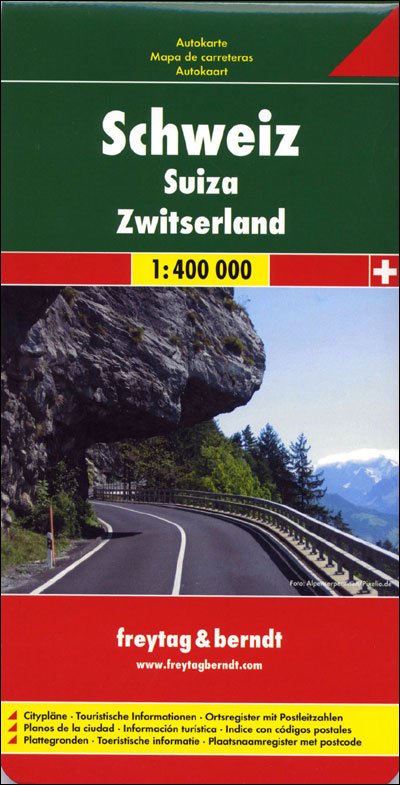 Cover for Freytag &amp; Berndt · Freytag &amp; Berndt Road Map: Schweiz - Switzerland (Hardcover bog) (2019)