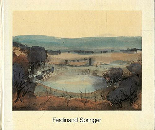 Cover for Francis Ponge · Ferdinand Springer. Aquarelles (Paperback Book) (1984)