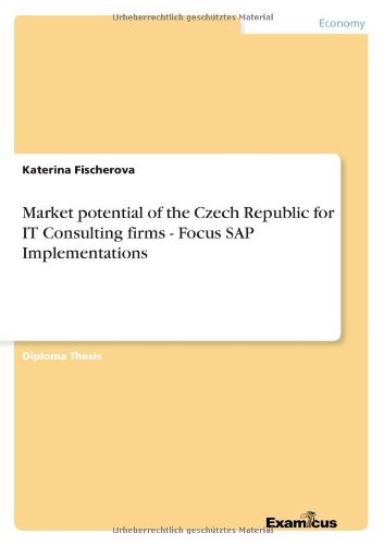 Cover for Katerina Fischerova · Market Potential of the Czech Republic for It Consulting Firms - Focus Sap Implementations (Paperback Book) (2013)