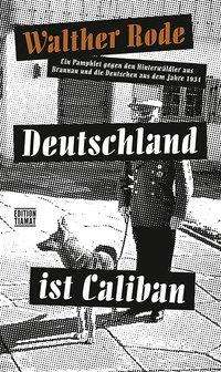 Cover for Rode · Deutschland ist Caliban (Book)