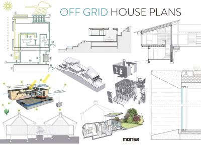 Cover for Off Grid House Plans (Hardcover Book) (2021)