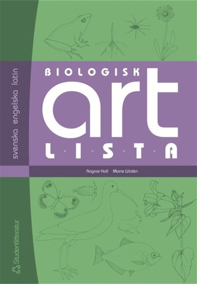 Cover for Marie Widén · Biologisk artlista (ePUB) (2004)