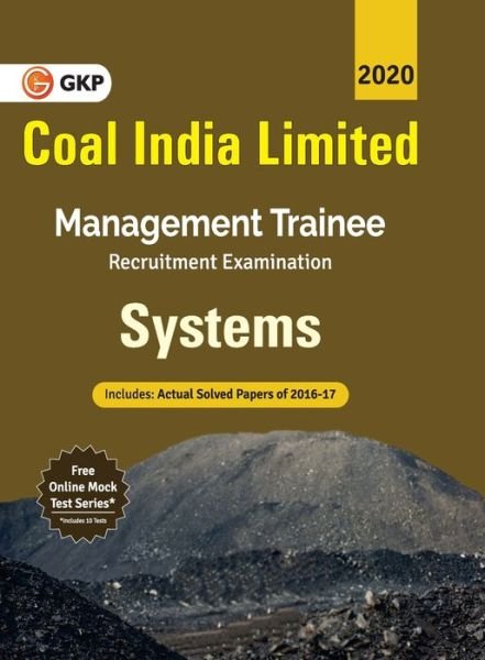 Cover for Gkp · Coal India Ltd. 2019-20 Management Trainee Systems (Taschenbuch) (2020)