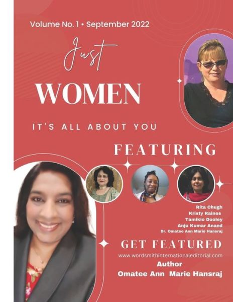 Cover for Omatee Ann Marie Hansraj · Just Women It's All About You (Paperback Book) (2022)