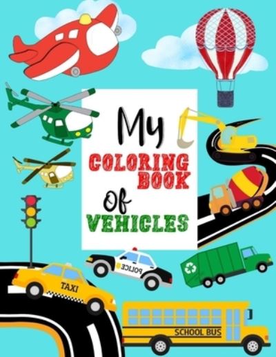 Cover for Little Benji · My Coloring Book of Vehicles (Paperback Book) (2020)