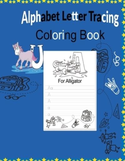 Cover for Portimao Atlantic · Alphabet Letter Tracing Coloring Book (Paperback Book) (2021)