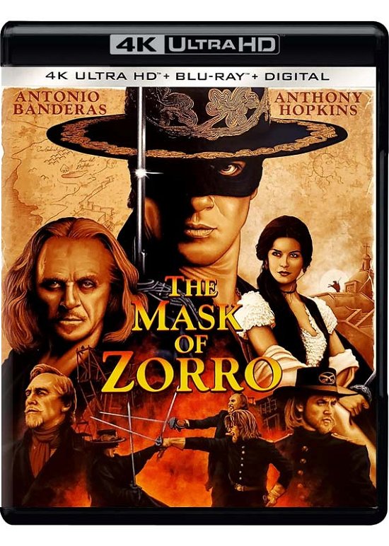Cover for Mask of Zorro (4K UHD Blu-ray) (2020)