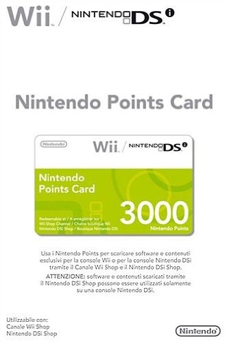 Cover for Nintendo · Nintendo Points Card for Wii and DSi - 3000 Points (Wii)