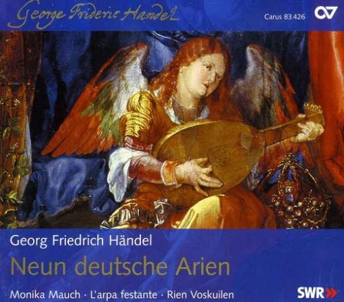 Cover for Handel / Mauch / L'arpa Festante / Voskulien · Nine German Arias (CD) (2008)