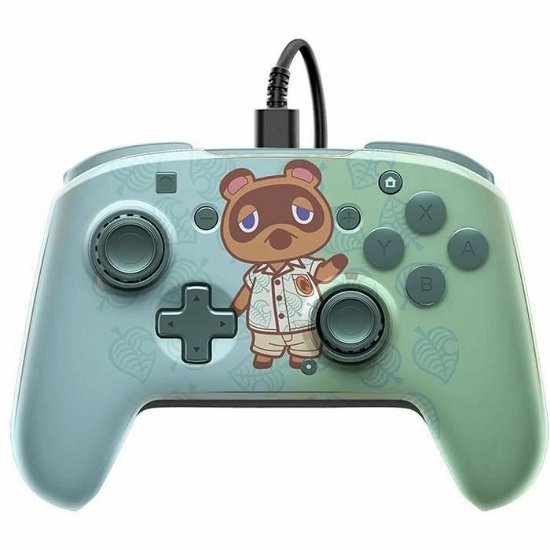 PDP Controller Faceoff Deluxe Audio Wireles Animal Crossing Switch - Pdp Nintendo Switch Faceoff Deluxe Controller + Audio - Merchandise - PDP - 0708056068264 - 30. september 2021