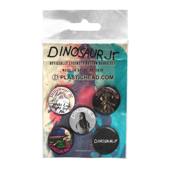 Albums 1987-1992 Button Badge Set - Dinosaur Jr - Fanituote - PHM - 0803341562264 - perjantai 11. helmikuuta 2022