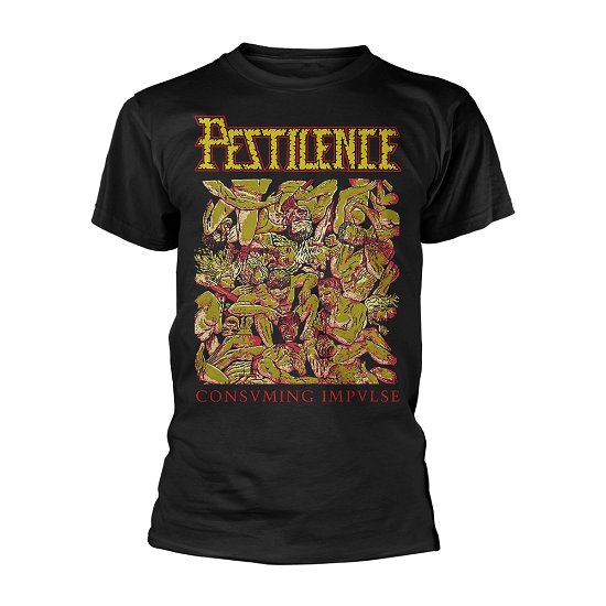 Cover for Pestilence · Consuming Impulse 2 (T-shirt) [size L] [Black edition] (2019)