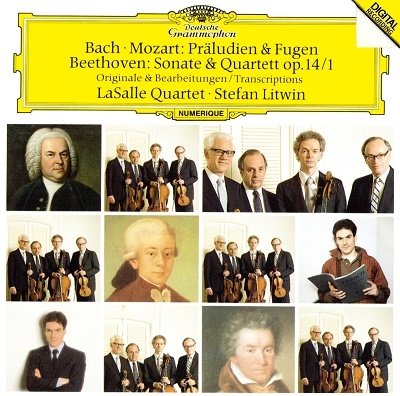 Cover for Lasalle Quartet · Bach / Mozart: Preludes &amp; Fugues / Beethoven: Sonate &amp; Quartet Op.14/1 (CD) [Japan Import edition] (2022)