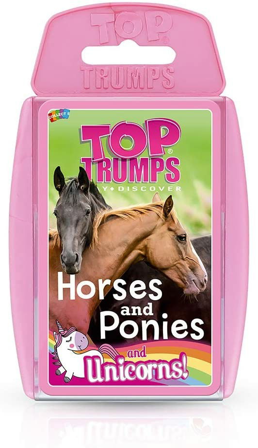 Top Trumps Classics Horses Ponies and Unicorns Toys - Top Trumps Classics Horses Ponies and Unicorns Toys - Gadżety - Winning Moves - 5036905044264 -
