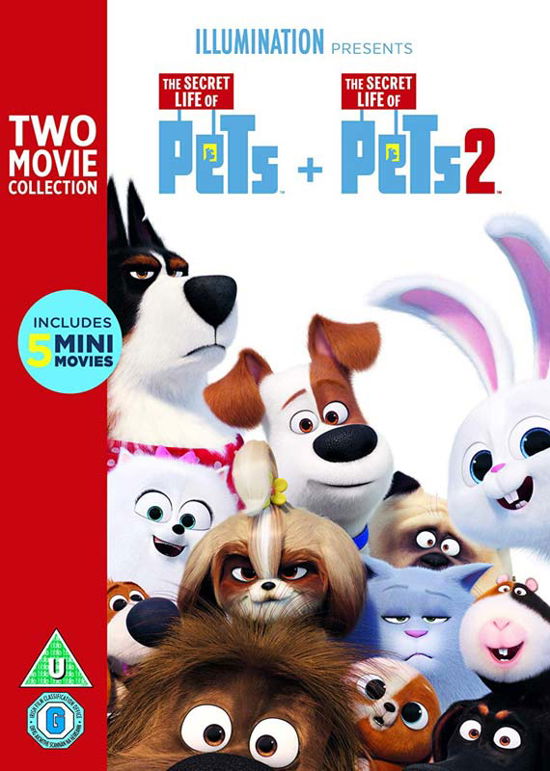 The Secret Life of Pets / The Secret Life of Pets 2 - The Secret Life of Pets - 2 Mo - Elokuva - Universal Pictures - 5053083196264 - maanantai 7. lokakuuta 2019