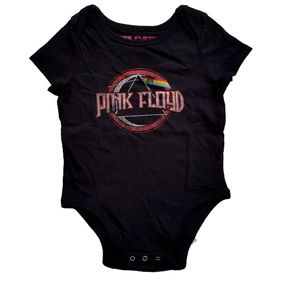 Cover for Pink Floyd · Pink Floyd Kids Baby Grow: Vintage Dark Side of the Moon Seal (0-3 Months) (Bekleidung) [size 0-6mths] [Black - Kids edition]