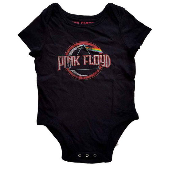 Cover for Pink Floyd · Pink Floyd Kids Baby Grow: Vintage Dark Side of the Moon Seal (0-3 Months) (CLOTHES) [size 0-6mths] [Black - Kids edition]