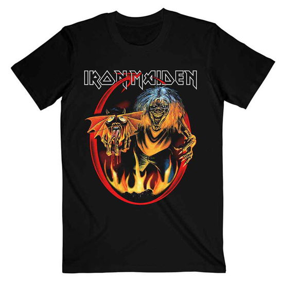 Cover for Iron Maiden · Iron Maiden Unisex T-Shirt: Number Of The Beast Devil Tail (T-shirt) [size M]