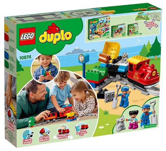 Lego Duplo - LEGO DUPLO 10874 Stoomtrein - Lego Duplo - Merchandise - Lego - 5702016117264 - 1 juni 2018