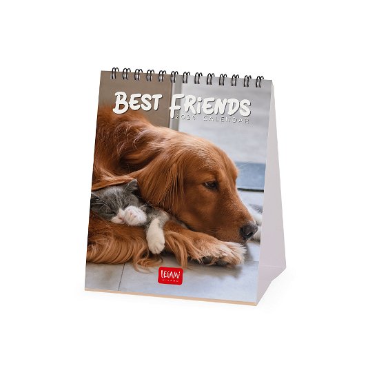 Cover for Legami · Desk Calendars - 2024 Desk Calendar - Best Friends - 12x14.5 - Animals (Pocketbok) (2023)