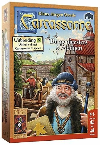Cover for 999Games · Carcassonne - Burgemeesters en Abdijen Bordspel (Legetøj)