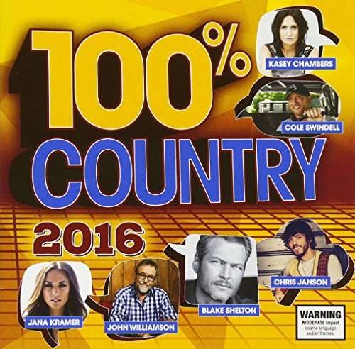 Cover for 100% Country 2016 / Various (CD) (2016)