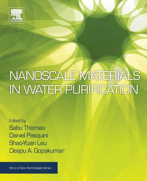 Cover for Nanoscale Materials in Water Purification - Micro &amp; Nano Technologies (Paperback Book) (2018)