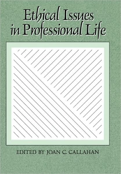 Cover for Ethical Issues in Professional Life (Paperback Bog) (1988)