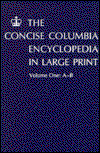 Cover for Judith S. Levey · The Concise Columbia Encyclopedia (Hardcover Book) [Large Print edition] (1985)