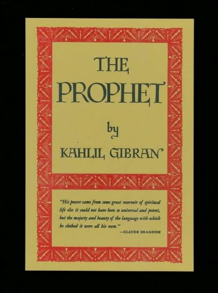 Cover for Kahlil Gibran · The Prophet (Innbunden bok) [Deluxe, Slp edition] (1952)