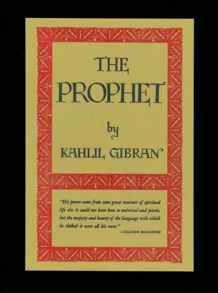 Cover for Kahlil Gibran · The Prophet (Innbunden bok) [Deluxe, Slp edition] (1952)