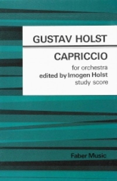 Cover for Gustav Holst · Capriccio (Paperback Book) (1998)