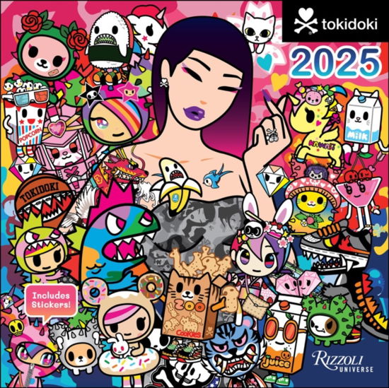 Tokidoki 2025 Wall Calendar - Simone Legno - Gadżety - Universe Publishing - 9780789345264 - 24 września 2024