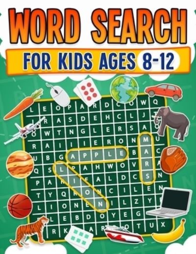 Cover for RR Publishing · Word Search for Kids Ages 8-12 | 100 Fun Word Search Puzzles | Kids Activity Book | Large Print | Paperback (Pocketbok) (2022)