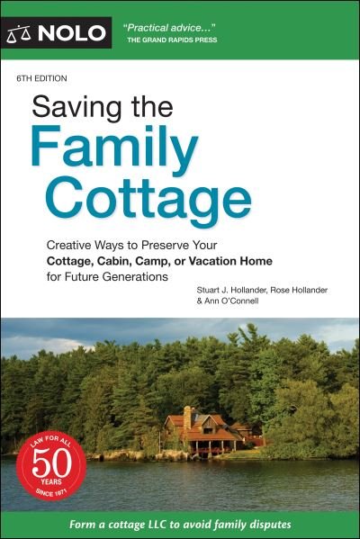 Cover for Rose Hollander · Saving the Family Cottage A Guide to Succession Planning for Your Cottage, Cabin, Camp or Vacation Home (Bog) (2021)