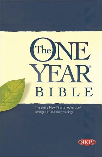 Cover for Tyndale House Publishers · One Year Bible-nkjv (Paperback Book) (2021)