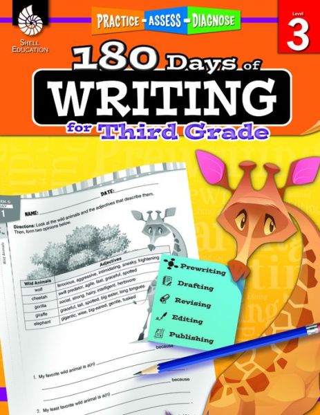 Cover for Kristi Sturgeon · 180 Days of Writing for Third Grade: Practice, Assess, Diagnose (Paperback Book) [Teacher's edition] (2015)